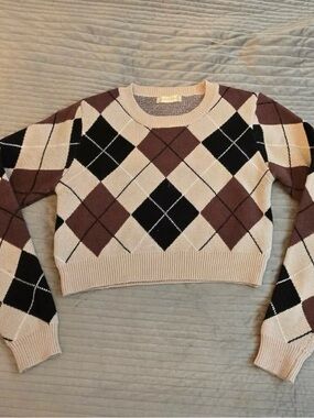 Altar'd State Argyle Sweater